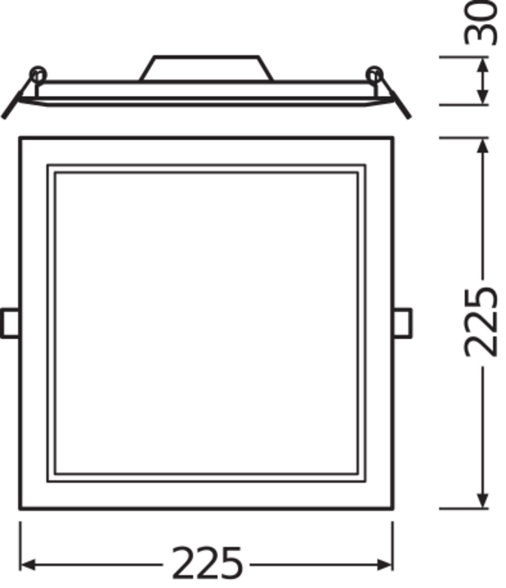 Ledvance DL SLIM SQ 210 18 W 3000 K WT Pic_5