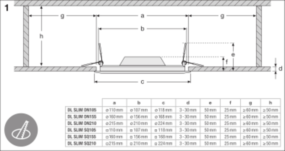 Ledvance DL SLIM SQ 155 12 W 4000 K WT Pic_4