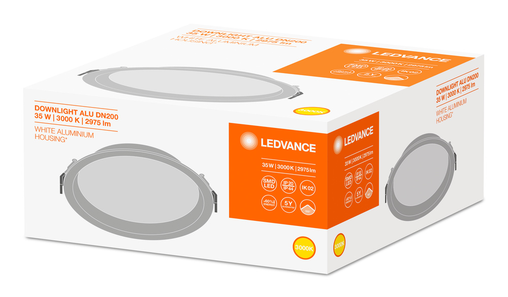 LEDVANCE GMBH DL ALU DN 200 35 W 3000 K IP44/IP20 WT Pic_4