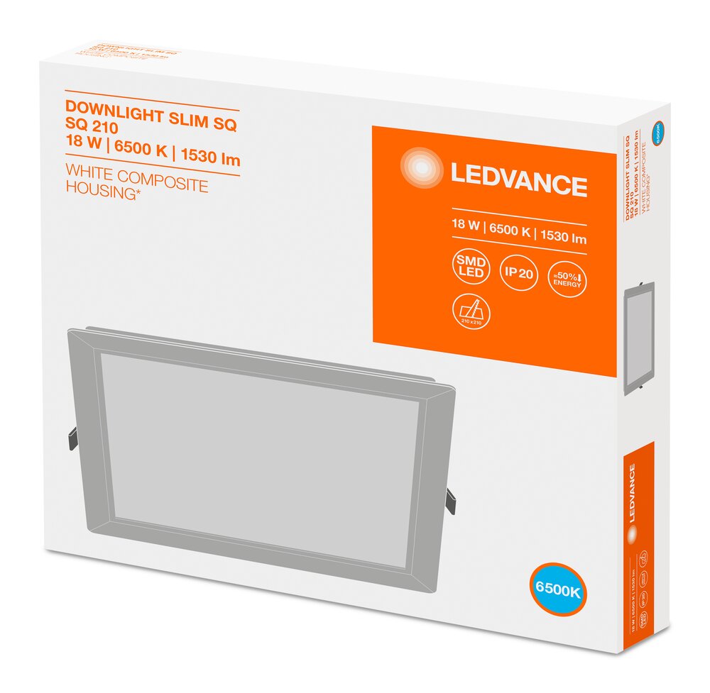 Ledvance DL SLIM SQ 210 18 W 6500 K WT Pic_4