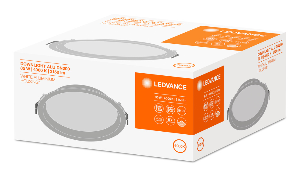 LEDVANCE GMBH DL ALU DN 200 35 W 4000 K IP44/IP20 WT Pic_3