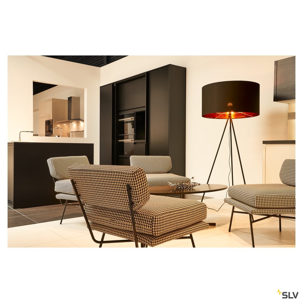 Slv Schirm für FENDA Ø70cm schwarz/kupfer Pic_2