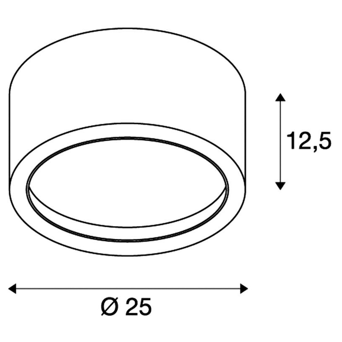 Slv FERA 25 CL 3000K 100° 2000lm schwarz Pic_3