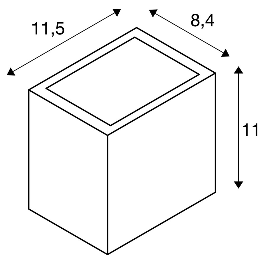 Slv SITRA CUBE WL 3000K anthrazit Pic_3