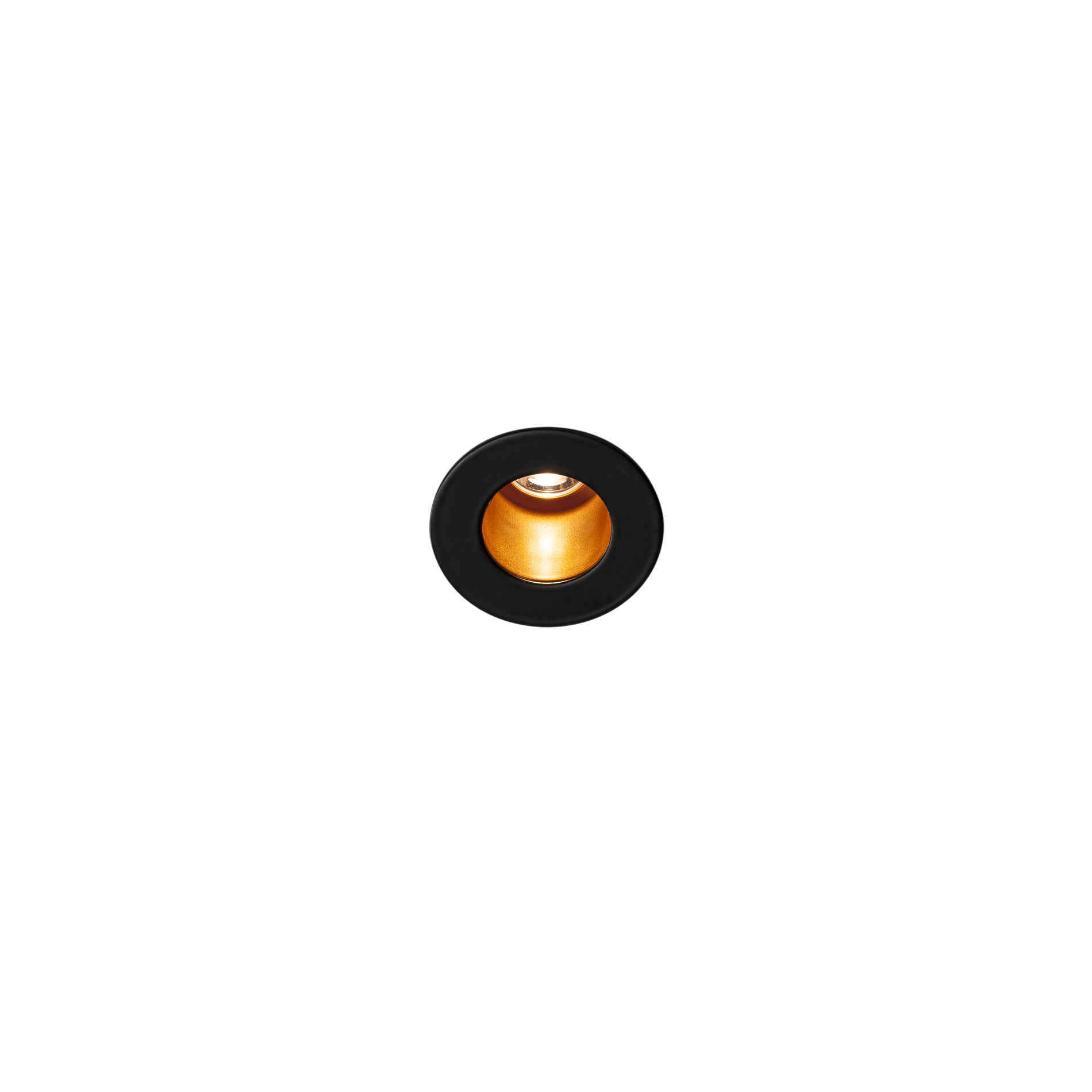 Slv HORN MINI DL 3000K rund 12° schwarz/gold Pic_3