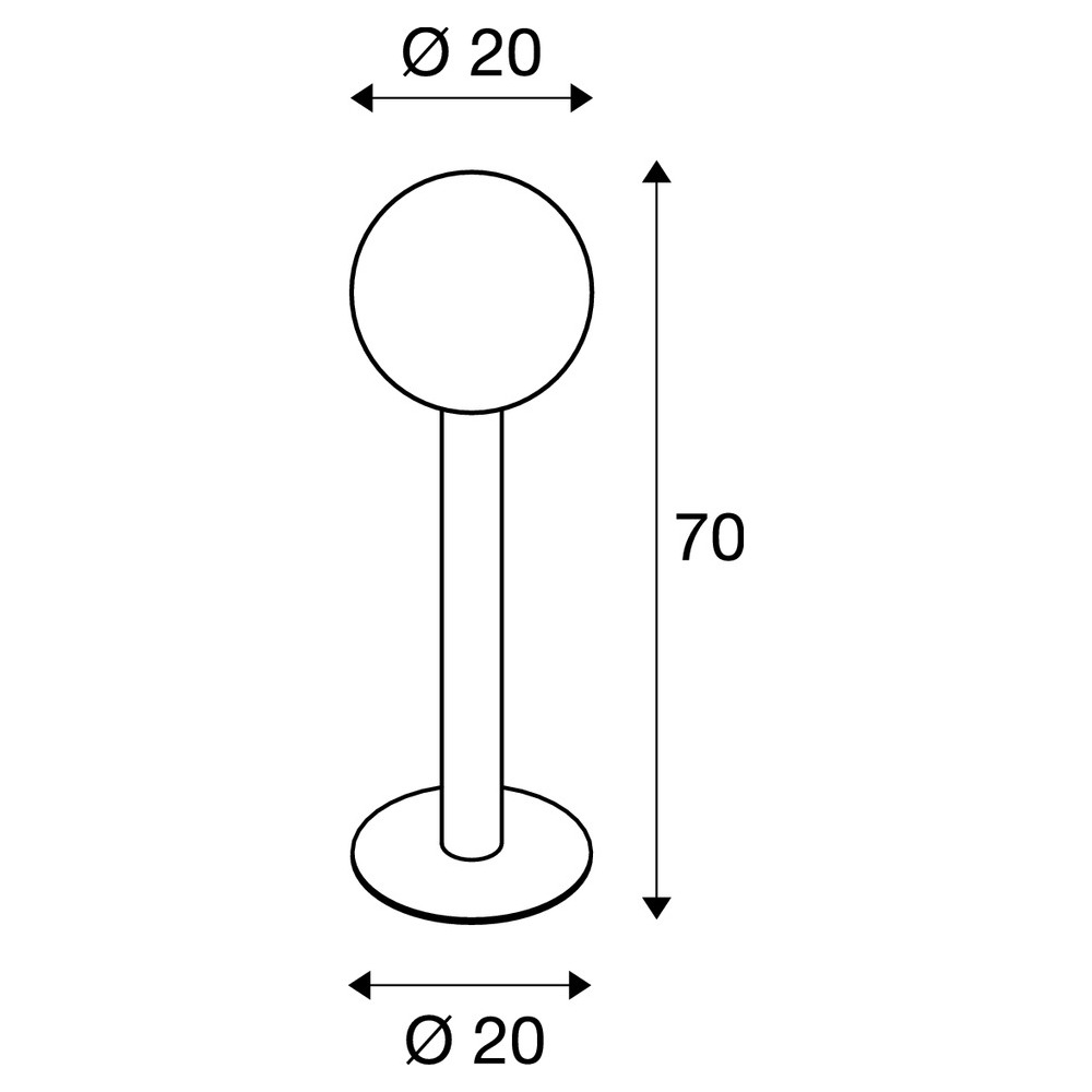 Slv GLOO PURE 70 Pole E27 IP44 anthrazit Pic_2