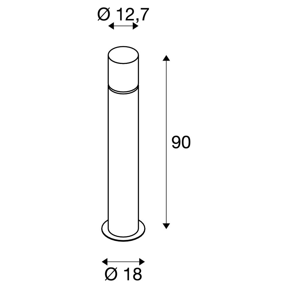 Slv ROX ACRYL 90 Pole E27 IP65 edelstahl Pic_2