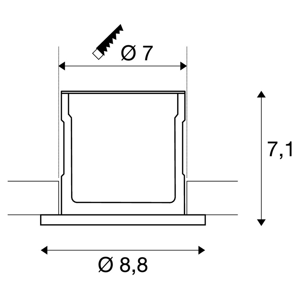 SLV ELEKTRONIK GMBH KAMUELA ECO EL 3000K IP65 38° weiß Pic_2