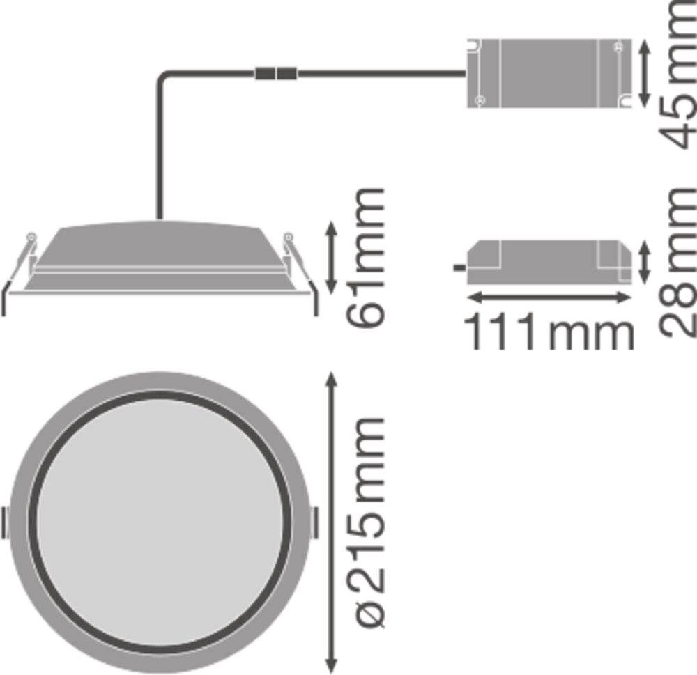 LEDVANCE GMBH DL ALU DALI DN 200 25 W 3000 K IP44/IP20 WT Pic_5
