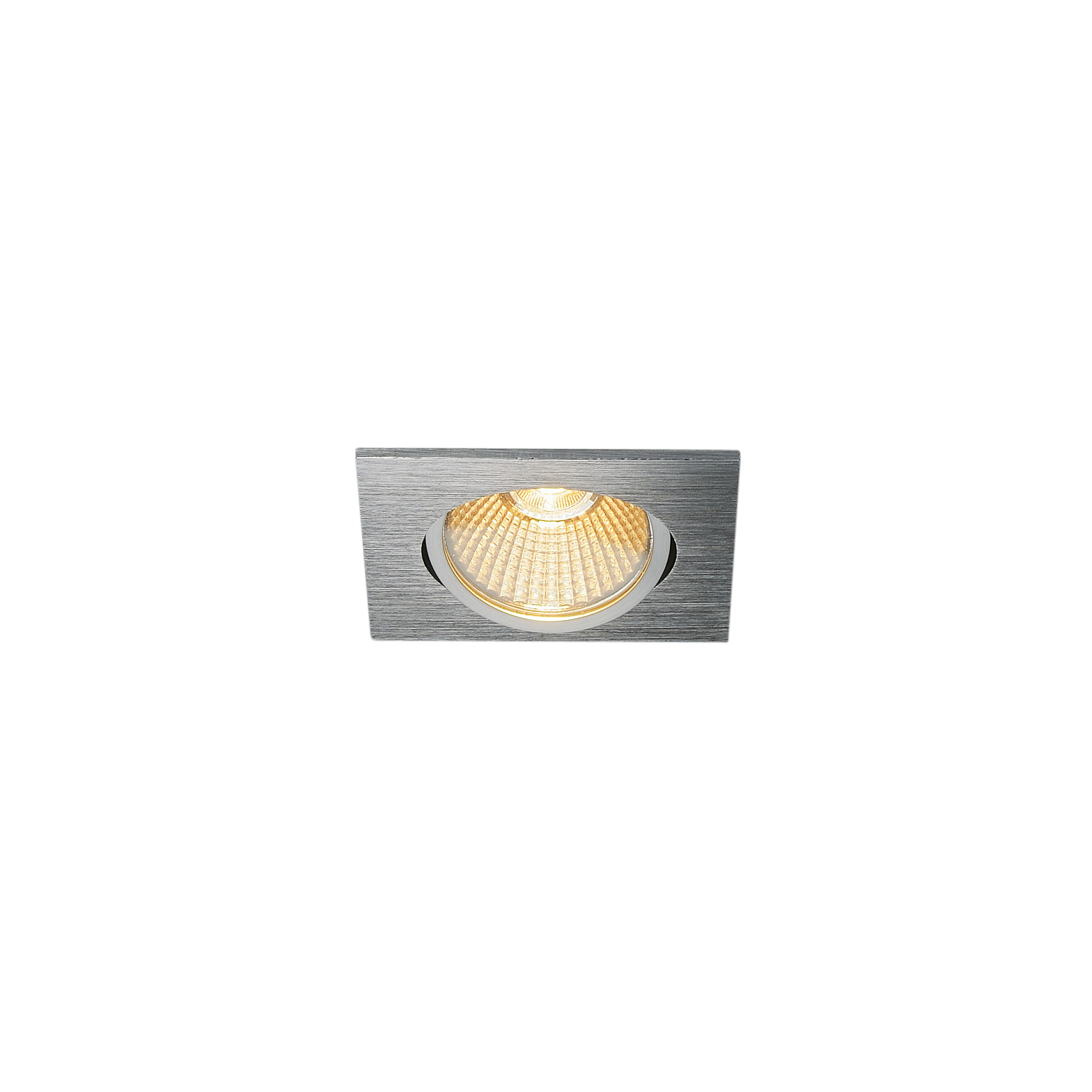 SLV ELEKTRONIK GMBH NEW TRIA 68 DL CS eckig 2700K gebür. alu Pic_1