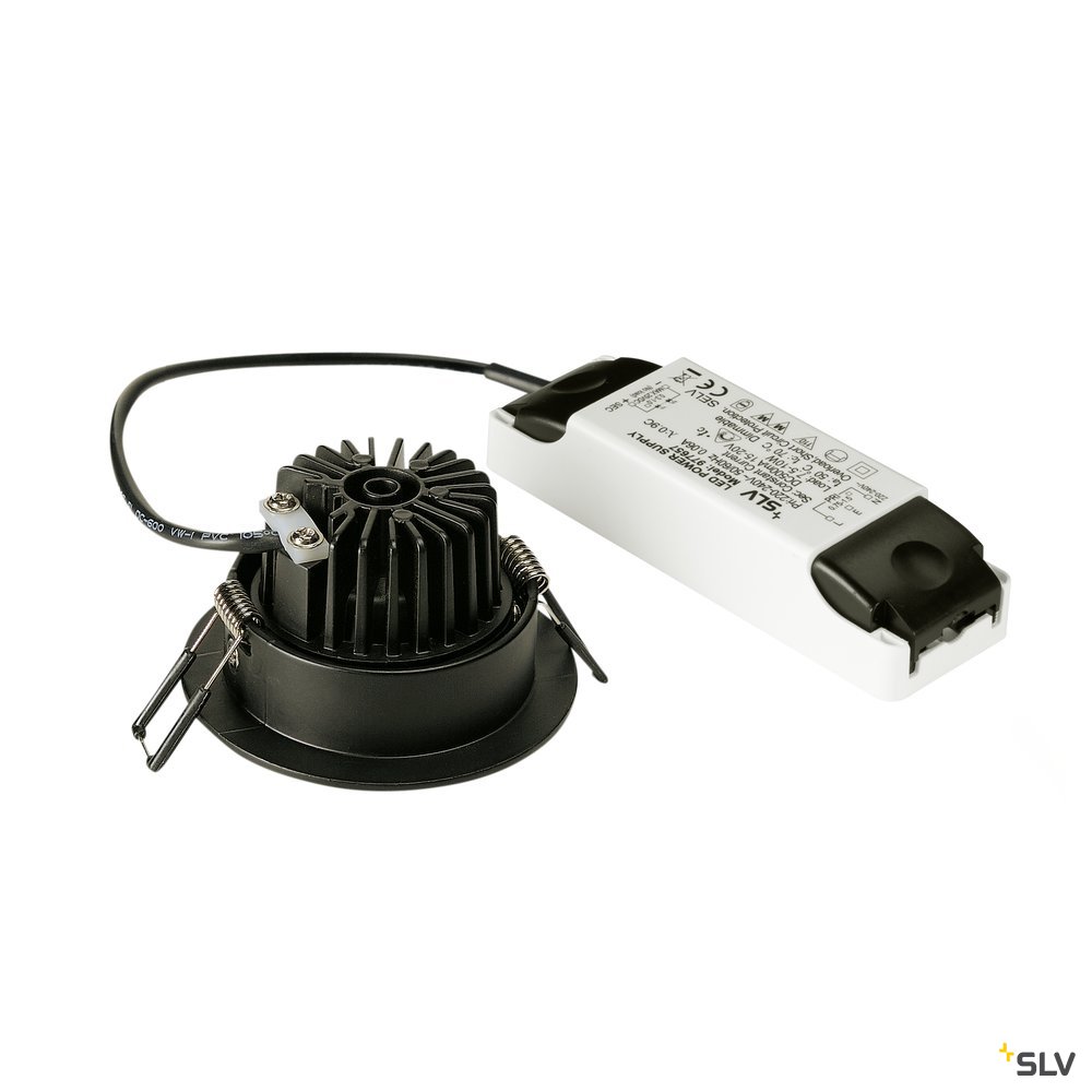 SLV ELEKTRONIK GMBH NEW TRIA 68 DL CS rund 2700K schwarz Pic_2