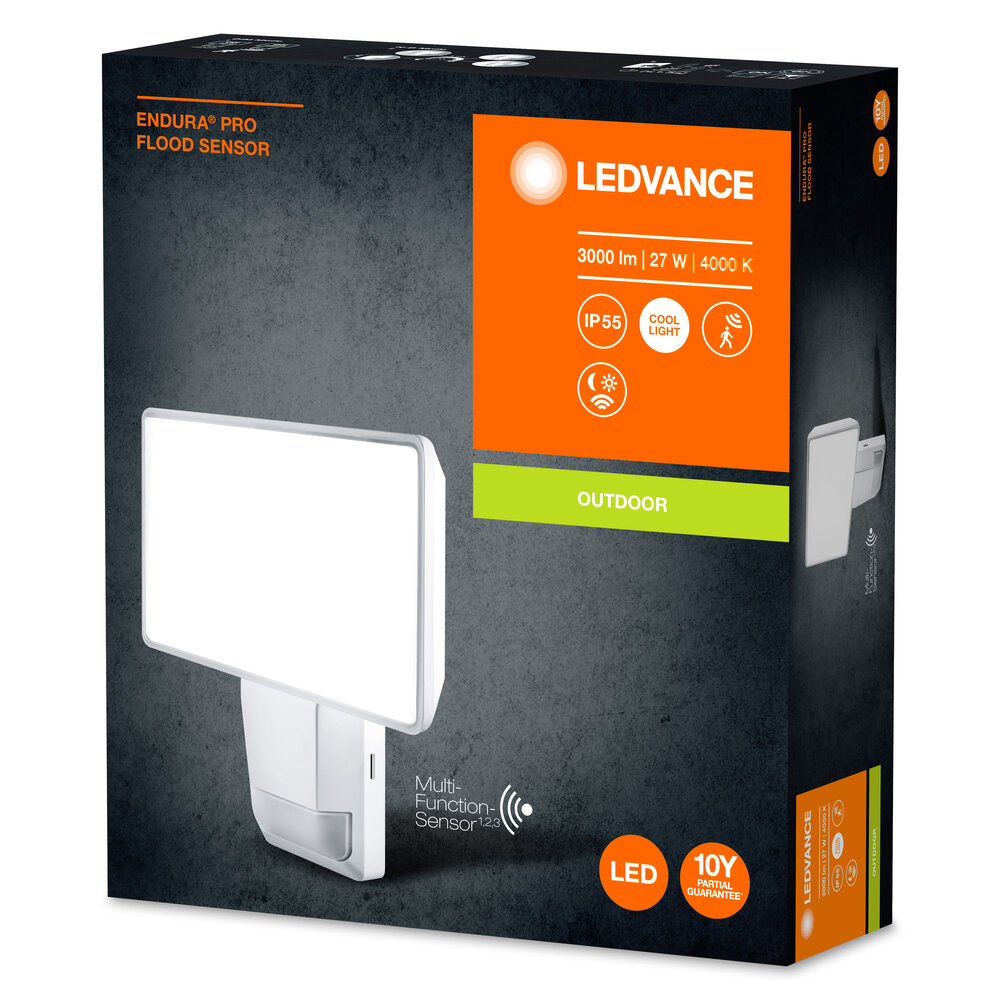 LEDVANCE GMBH ENDURA PRO Flood Sensor 27W 4000K IP55 White Pic_2