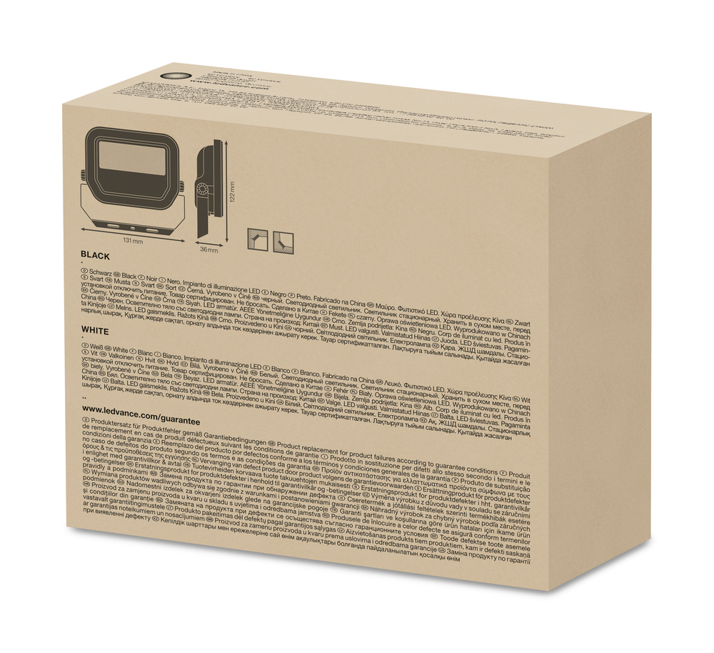 LEDVANCE GMBH FL PFM 10 W 3000 K SYM 100 BK Pic_1