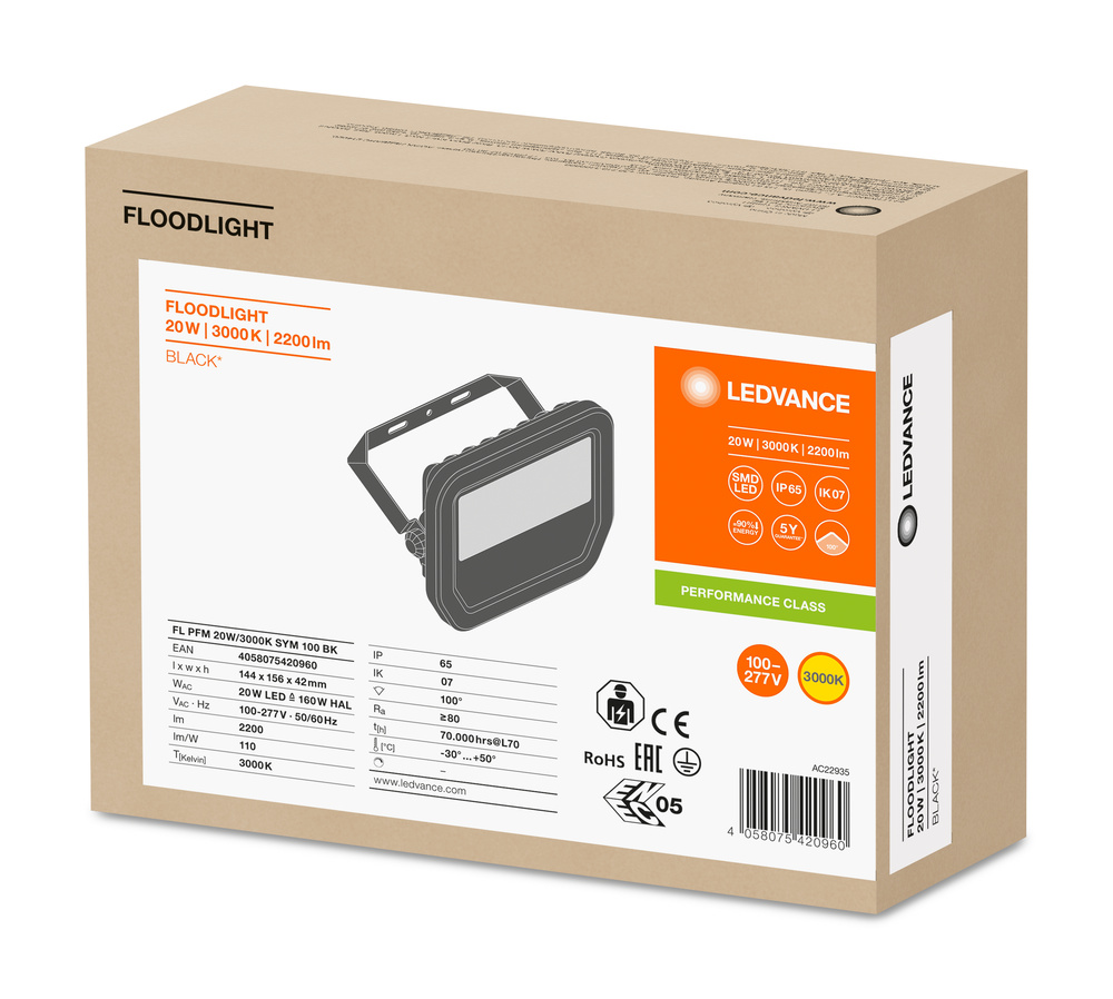 Ledvance FL PFM 20 W 3000 K SYM 100 BK Pic_3