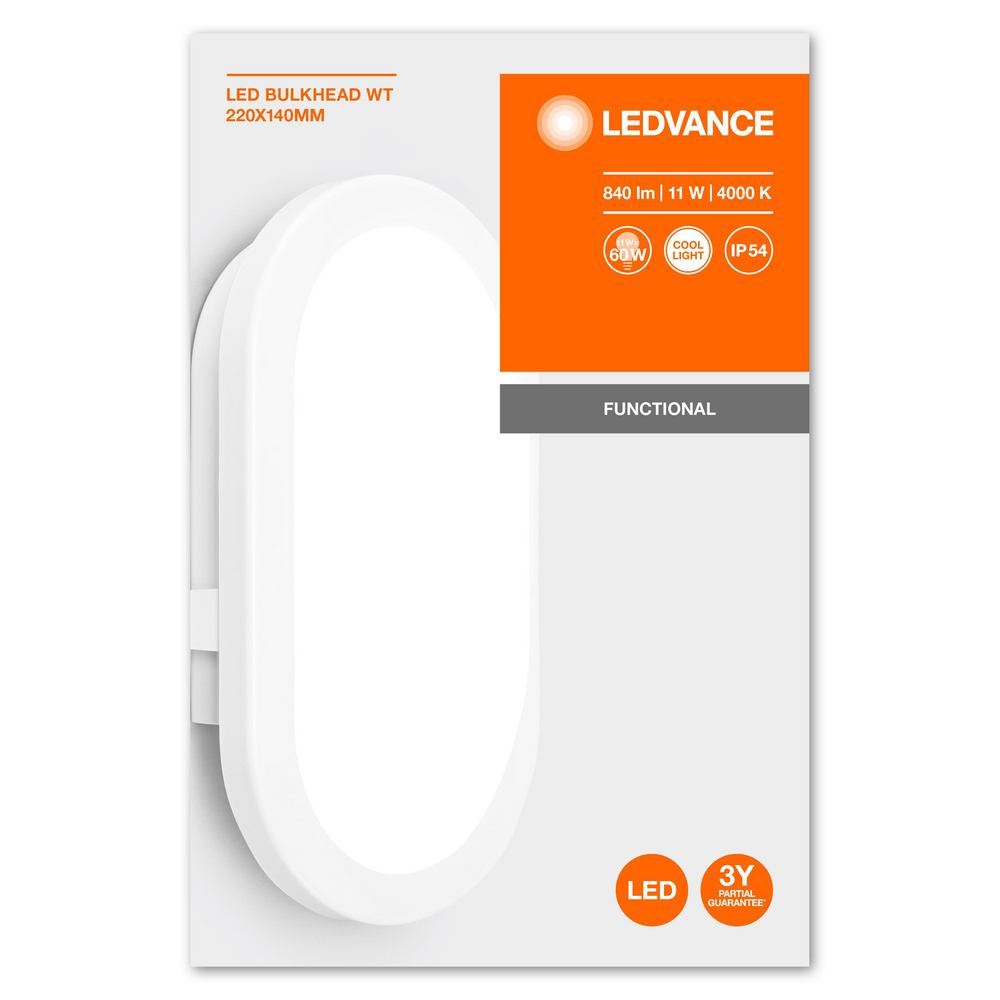Ledvance LED Bulkhead 11W 4000K WT Pic_1