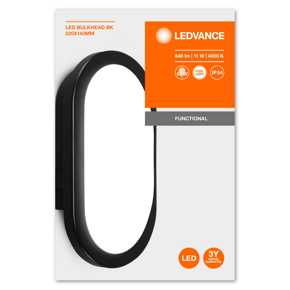 Ledvance LED Bulkhead 11W 4000K BK Pic_1