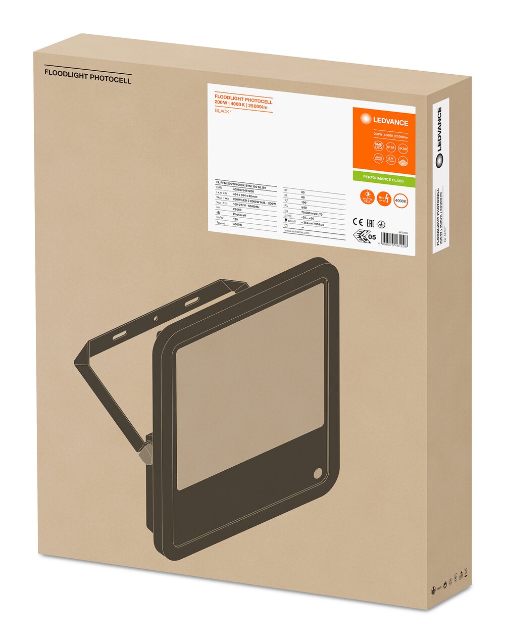 Ledvance FL PFM 200 W 4000 K SYM 100 SL BK Pic_5