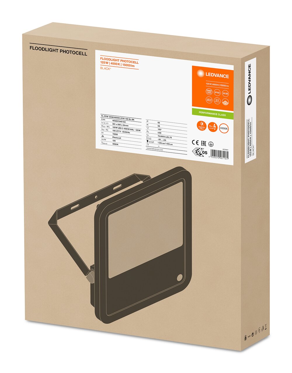 LEDVANCE GMBH FL PFM 125 W 4000 K SYM 100 SL BK Pic_5