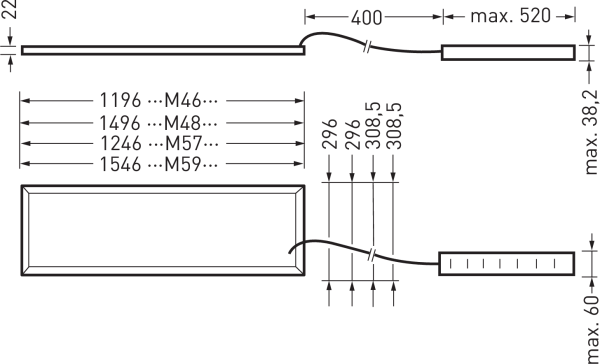Trilux ArimoFit M48 PW19 53-8TW ETDD8 Pic_1