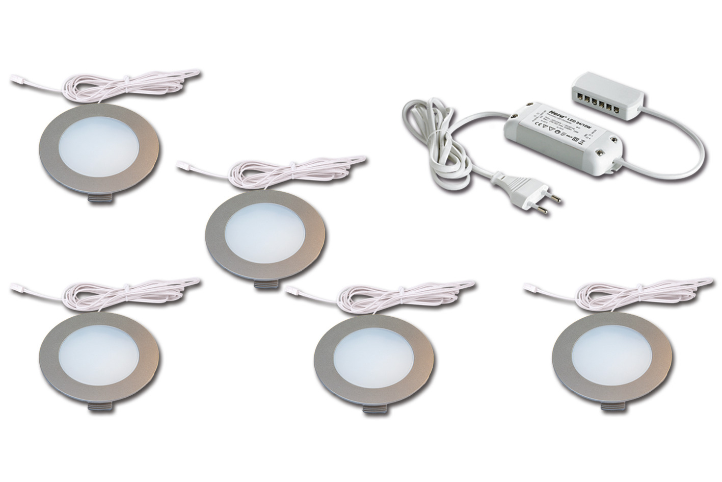 Hera, Enger 5er Set FR 78-LED 4W ww edelstahloptik Pic_2