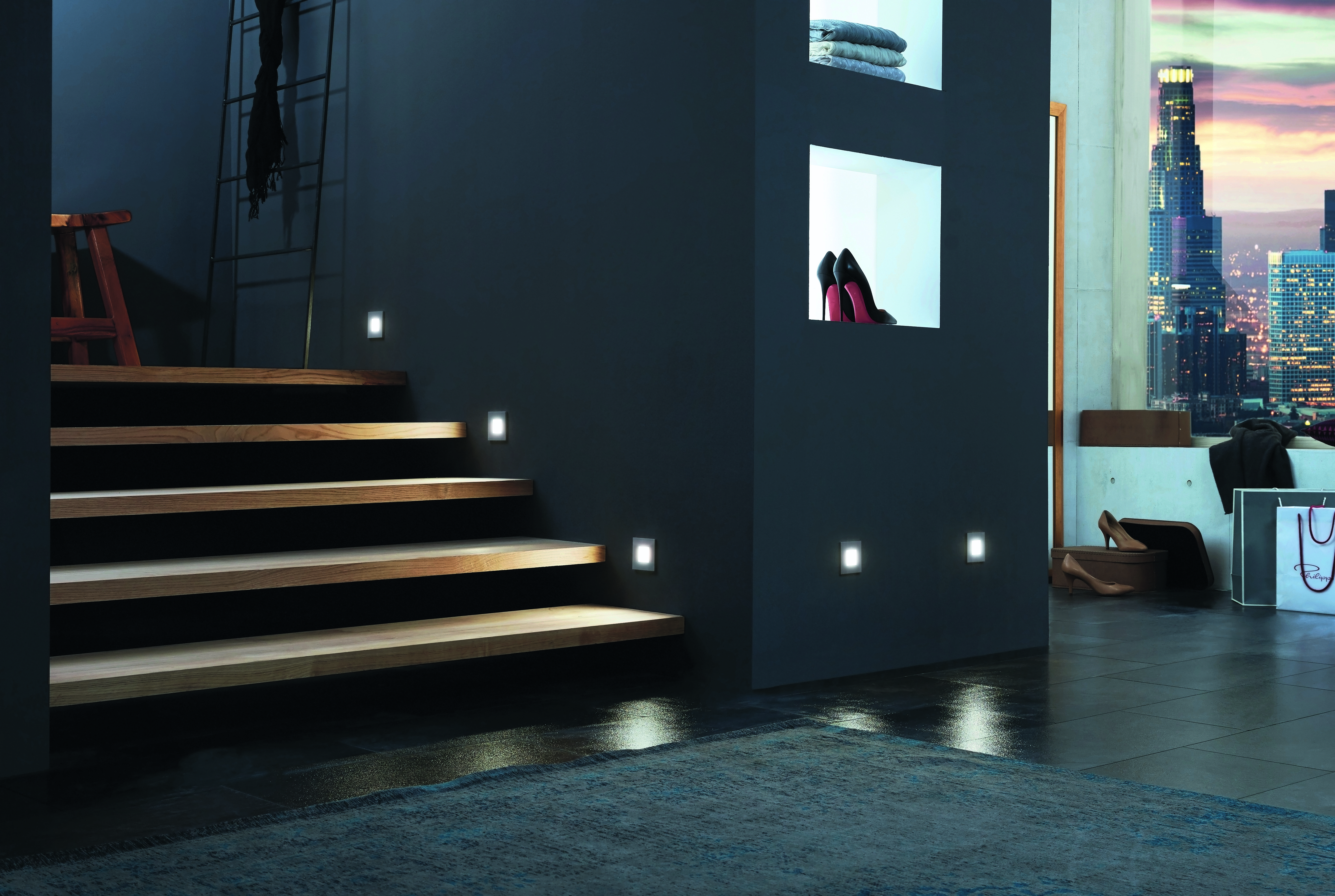 Hera, Enger LED Wall F 0,9W ww edelstahloptik Pic_1