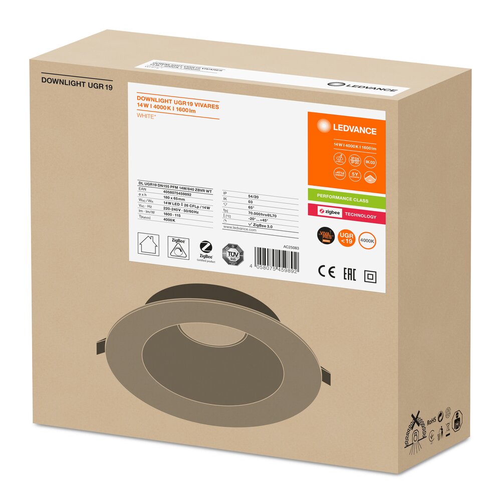 LEDVANCE GMBH DL UGR19 PFM DN155 14 W 840 WT IP54 ZBVR Pic_4