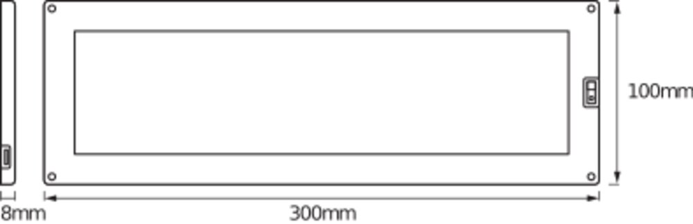 Ledvance Cabinet LED Panel Sensor 300x100mm Pic_4