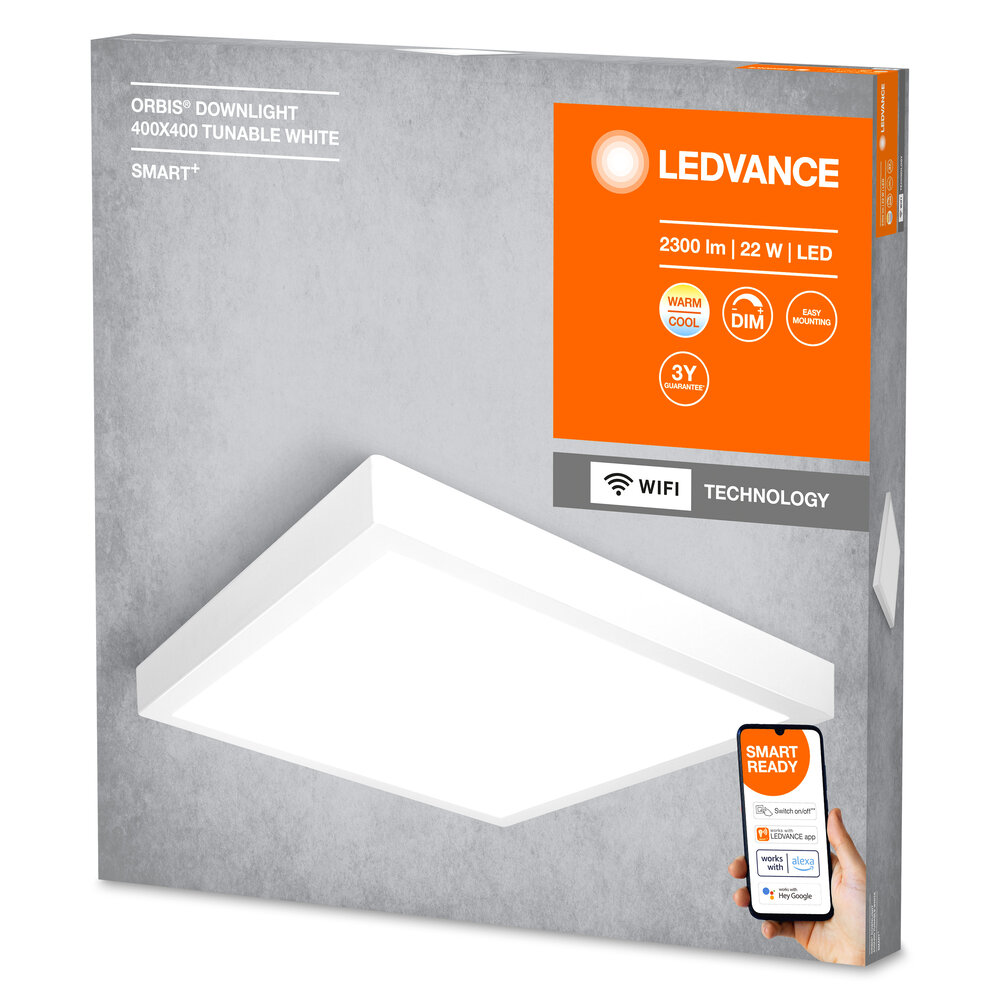 Ledvance SMART+ Wifi Orbis Downlight Surface 400x400mm TW Pic_2