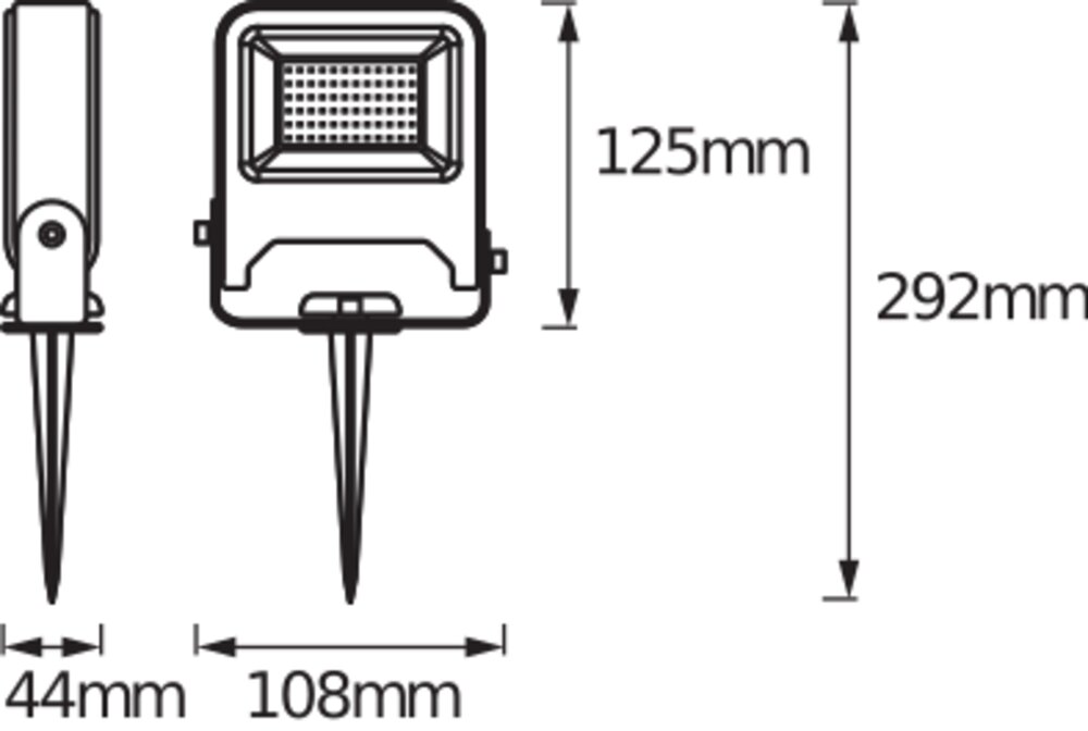 LEDVANCE GMBH ENDURA Garden Flood Spike 10W 3000K Pic_3