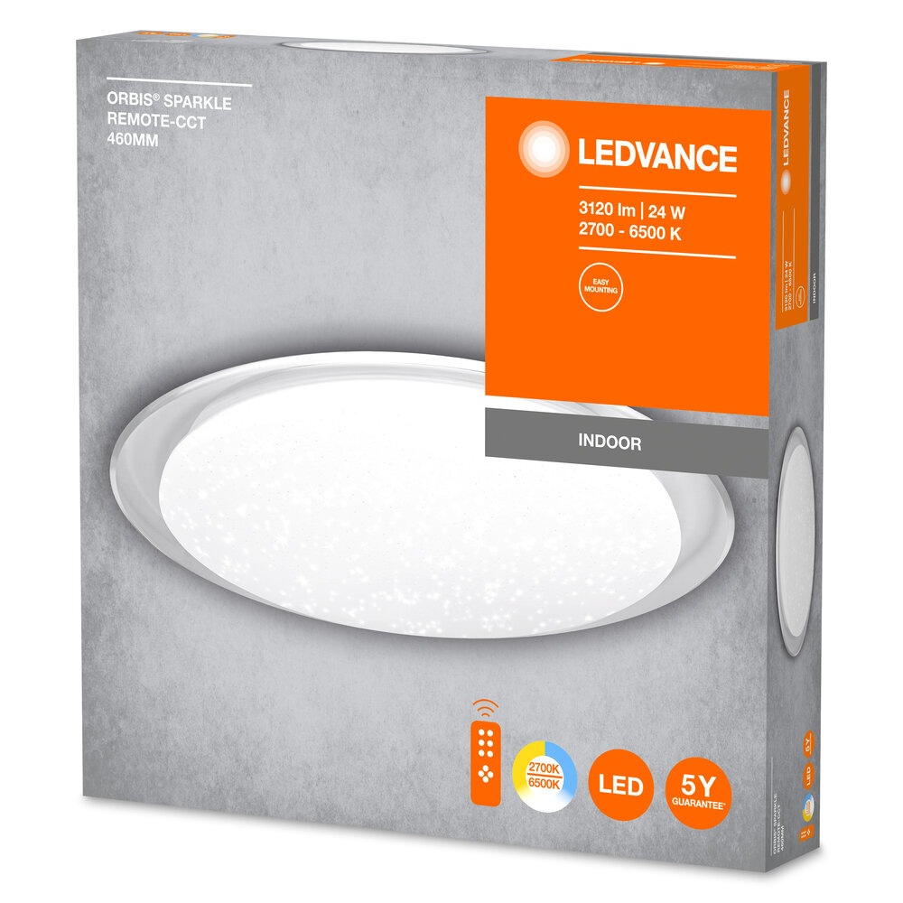 Ledvance Orbis Sparkle Remote-CCT 460mm 24W Pic_1