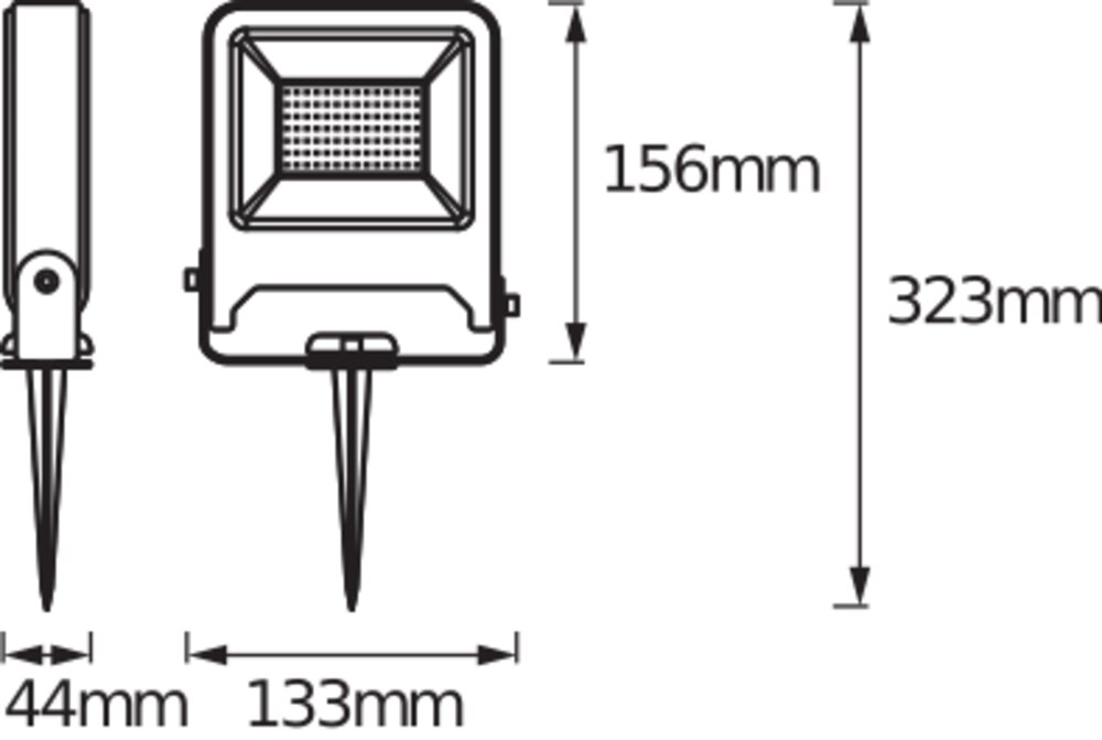 LEDVANCE GMBH ENDURA Garden Flood Spike 20W 3000K Pic_4