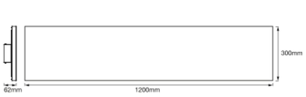 LEDVANCE GMBH Planon Frameless 1200x300mm 40W 3000K Pic_2