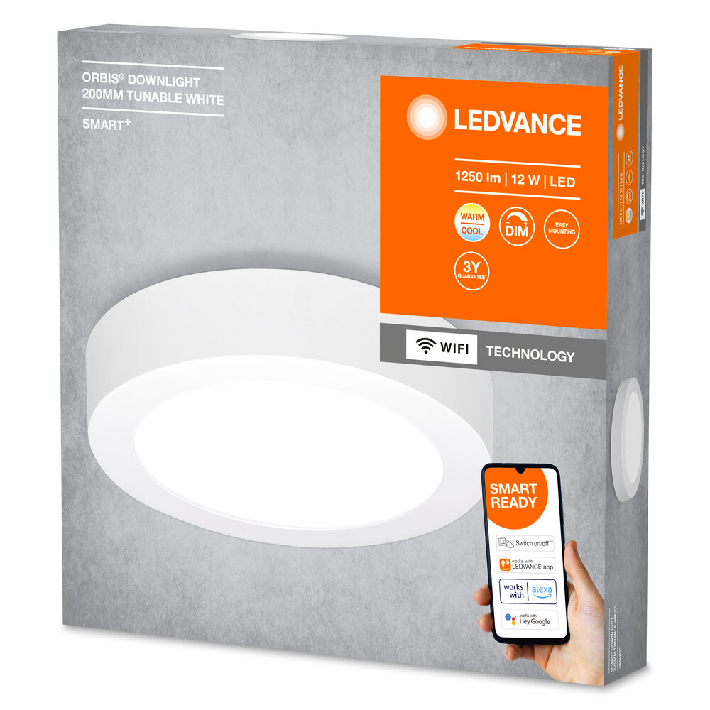 Ledvance SMART+ Wifi Orbis Downlight Surface 200mm TW Pic_1