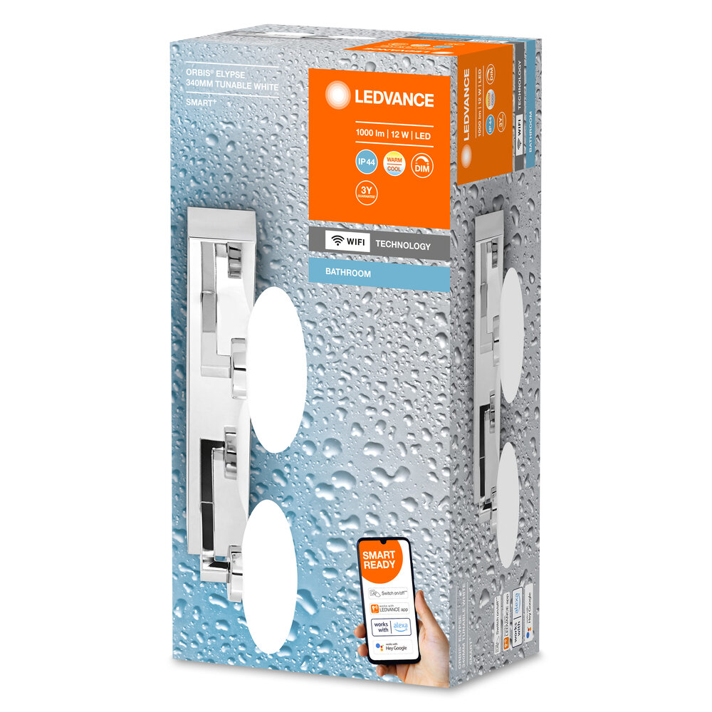 Ledvance SMART+ Wifi Orbis Wall Elypse IP44 340mm TW Pic_1