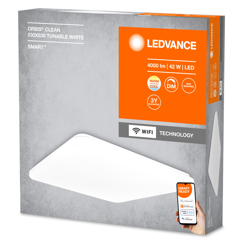 Ledvance SMART+ Wifi Orbis Clean 530x530mm TW Pic_2