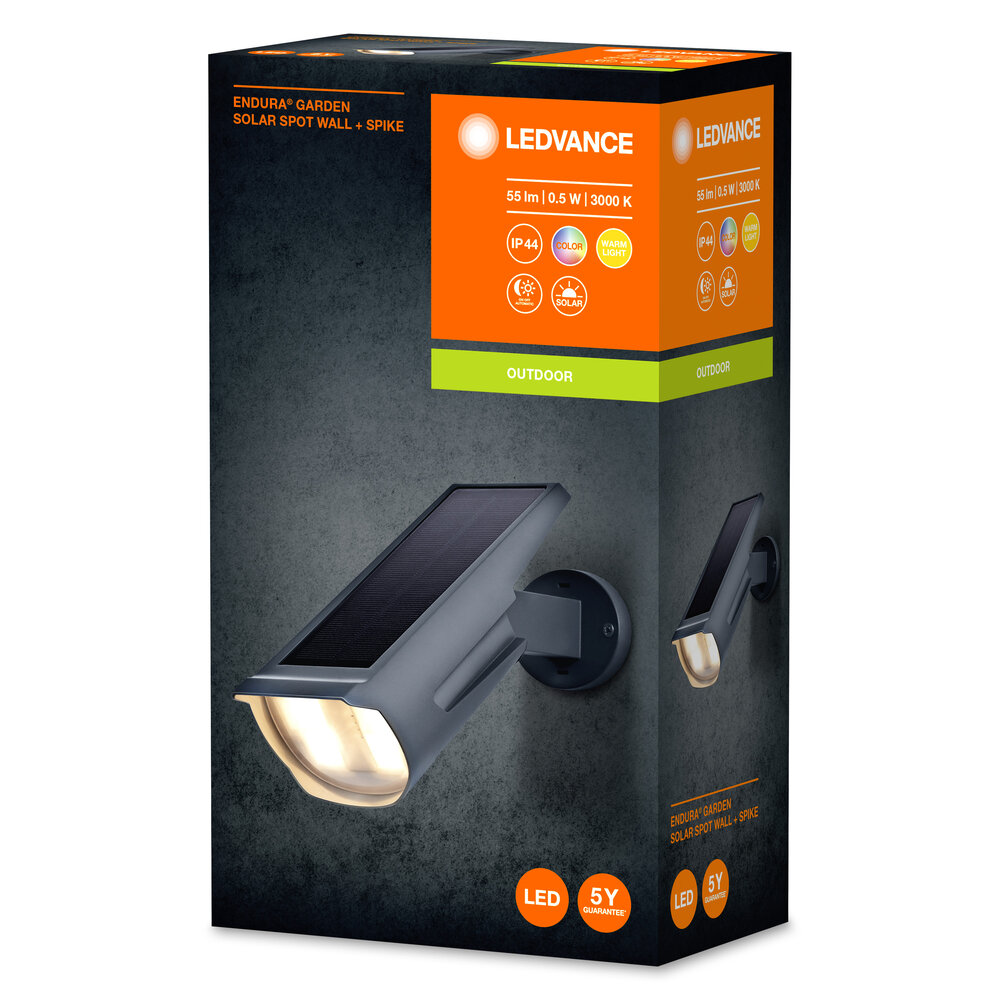 Ledvance ENDURA Garden Solar Spot Wall + Spike RGB + W Pic_2