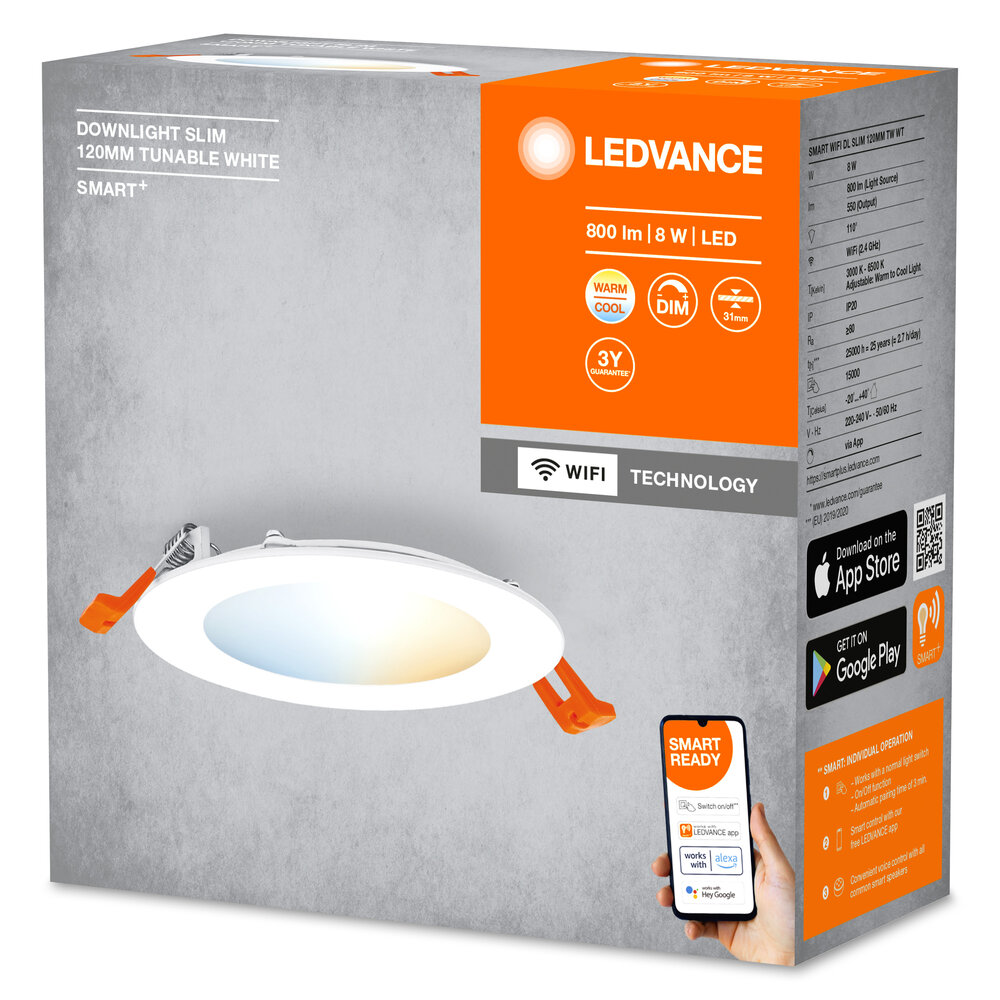 LEDVANCE GMBH SMART+ Wifi Orbis Downlight Slim 120mm TW Pic_2