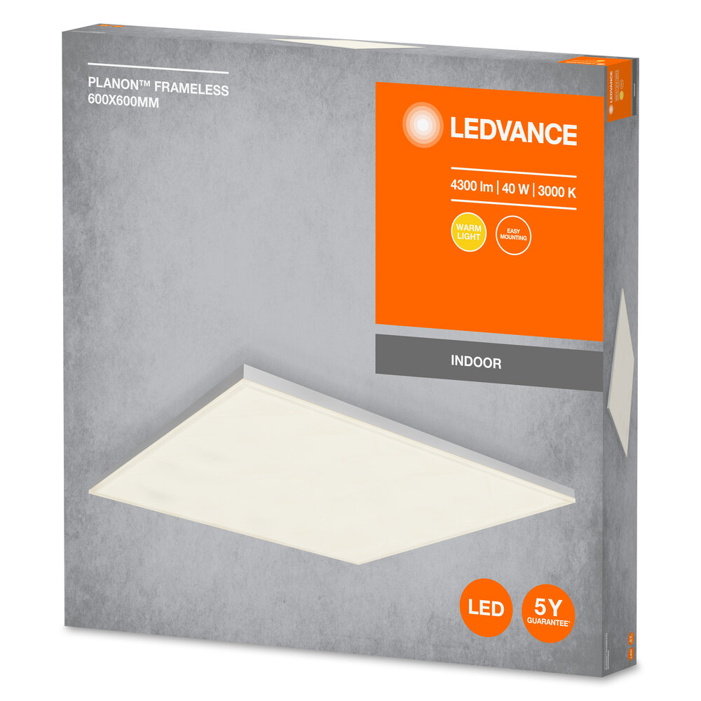 LEDVANCE GMBH Planon Frameless 600x600mm 40W 3000K Pic_1