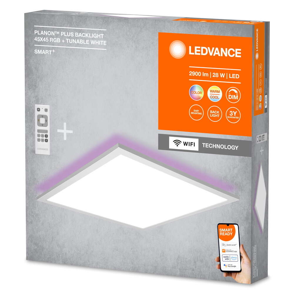 Ledvance SMART+ Wifi Planon Plus Backlight 450x450mm RGB+ Pic_1