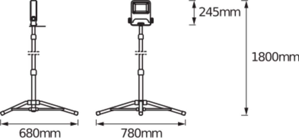 LEDVANCE GMBH LED Worklight Tripod 1x50W 4000K Pic_1