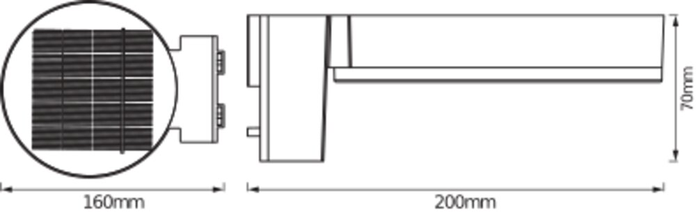Ledvance ENDURA Style Solar Wall Sensor Single Circle 6W Pic_3