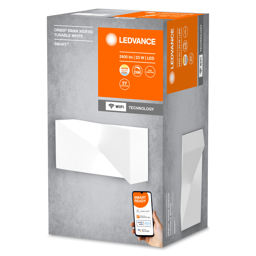 Ledvance SMART+ Wifi Orbis Wall Swan 300x150mm TW Pic_2