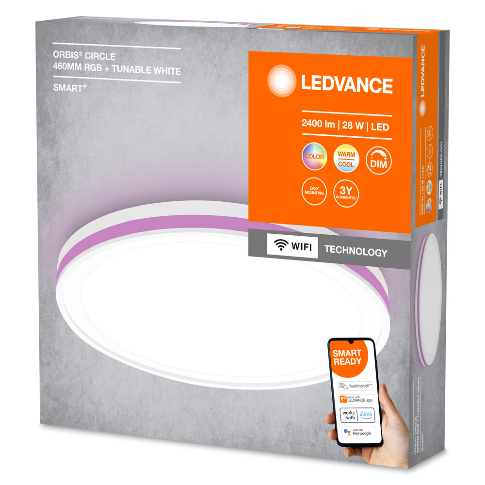 Ledvance SMART+ Wifi Orbis Circle White 460mm RGB + TW Pic_2