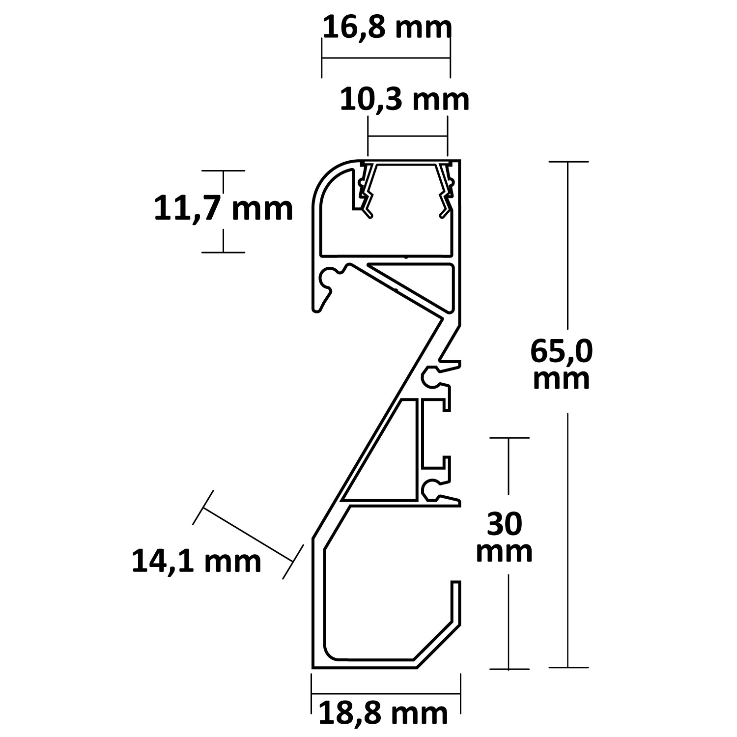 ISOLED LED Sockelleistenprofil HIDE BOTTOM Pic_2