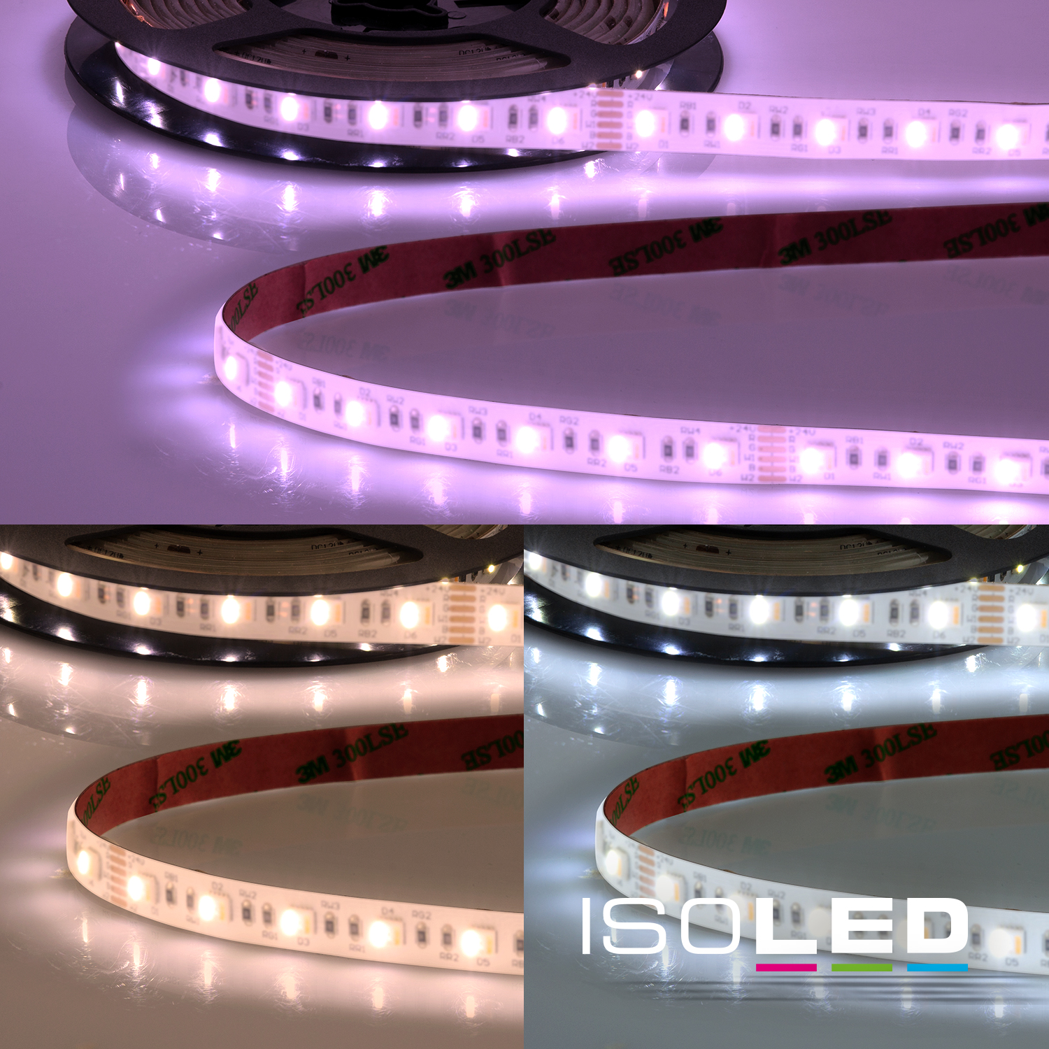 ISOLED LED AQUA RGB+W+WW Flexband, 24V Pic_1