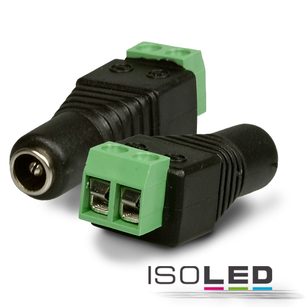 ISOLED Rundbuchseadapter FEMALE 2-polig Pic_1