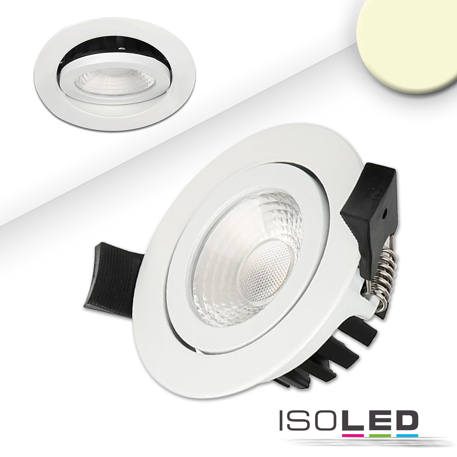 ISOLED LED Einbaustrahler, weiß, 8W Pic_1