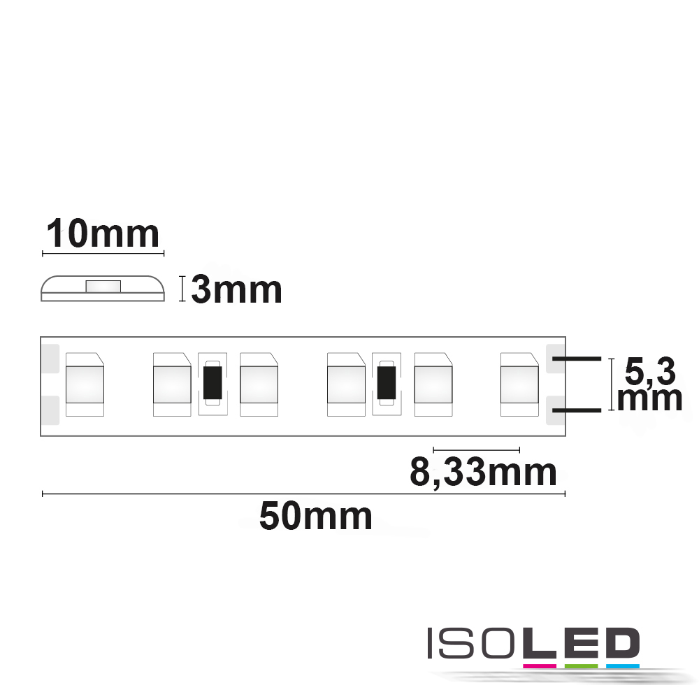 ISOLED LED SIL830-Flexband, 24V, 9,6W, IP66 Pic_2