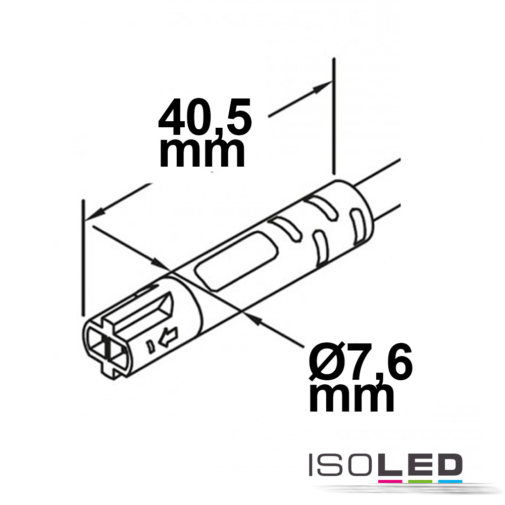 ISOLED Mini-Plug Anschlusskabel male Pic_1