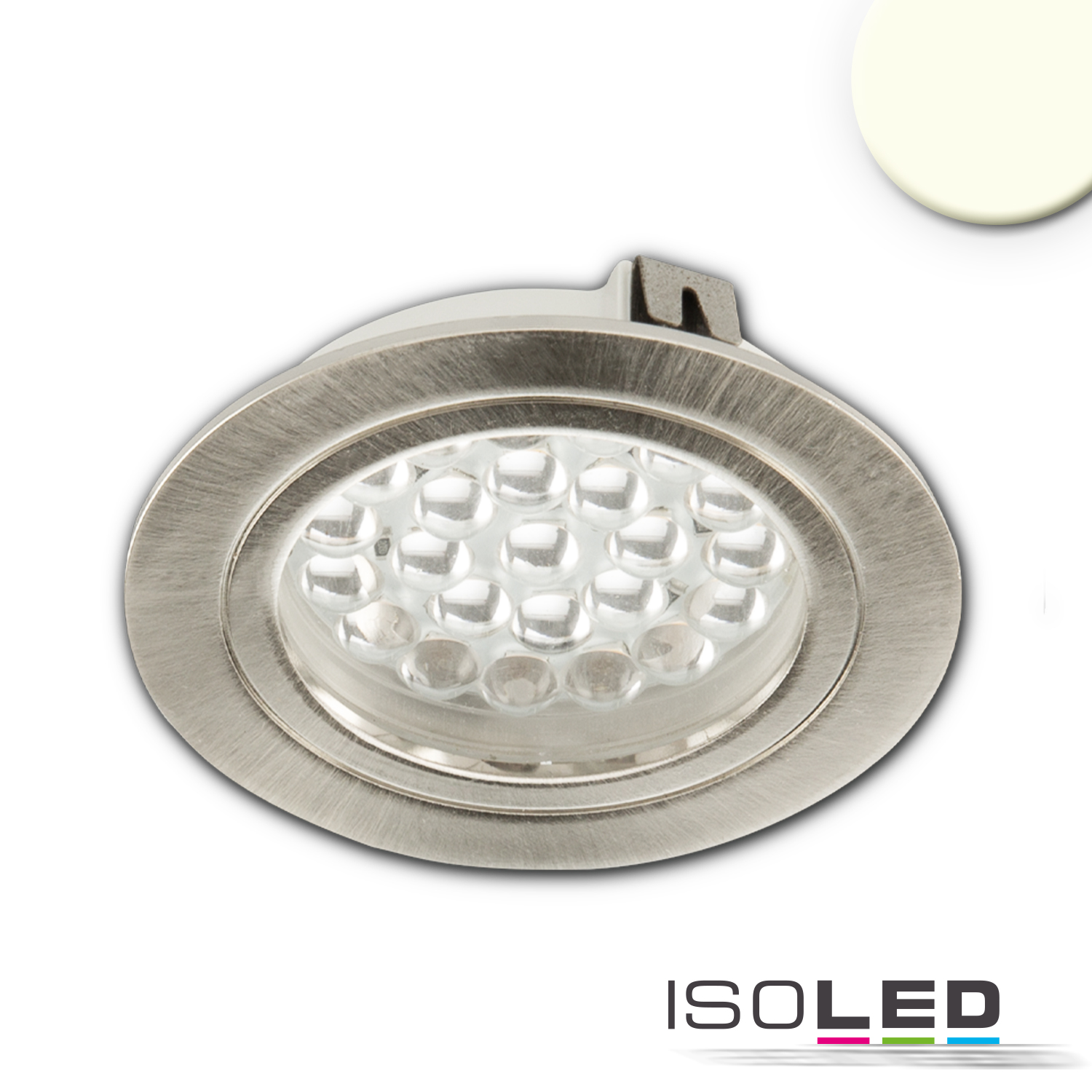 ISOLED LED Möbeleinbaustrahler MiniAMP silber Pic_1